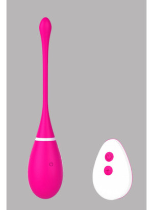 Œuf vibrant 12 modes avec télécommandé USB Rose - TOD-088PNK
